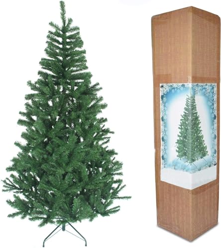 5ft/150cm Künstlichen Weihnachtsbaum Alaskan Pine Grün 350 Spitzen Xmas Home Dekorationen 1,5m, Metallständer