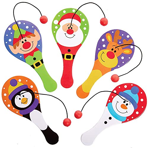 Baker Ross FX396 Mini Paddleballschläger 