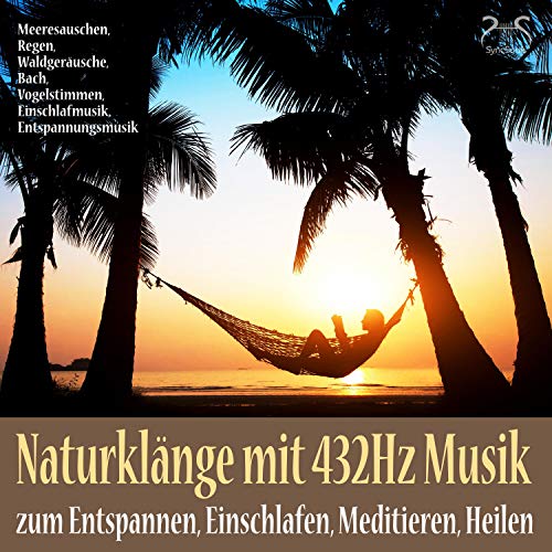 Naturklänge mit 432Hz Musik zum Entspannen, Einschlafen, Meditieren, Heilen: Meeresrauschen, Regen, Waldgeräusche, Bach, Vogelstimmen, Einschlafmusik, Entspannungsmusik