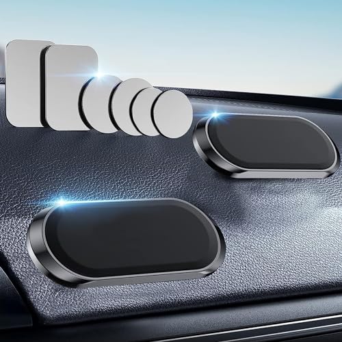 Magnetische Handyhalter für Auto, 2 Stück Handyhalter Auto Magnet, starke Autotelefonhalter Magnet, Universal Autozubehör, Magnethalter Handy Auto für Samsung iPhone Xiao Mi etc