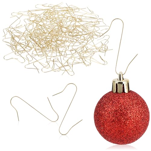 COM-FOUR® 150x Haken für Weihnachtsbaumschmuck - Schnellaufhänger Doppelhaken für Weihnachtsbaum-Deko - Christbaumkugel-Aufhänger, Baumhaken als Deko-Anhänger