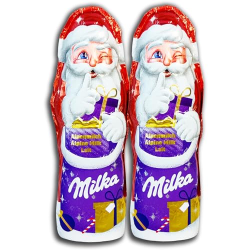 2 Pack Milka Weihnachtsmann Alpenmilch 2 x 90 g
