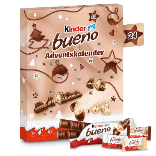 kinder bueno Adventskalender 2026 - Schokolade & Mini-Eier, 181 g