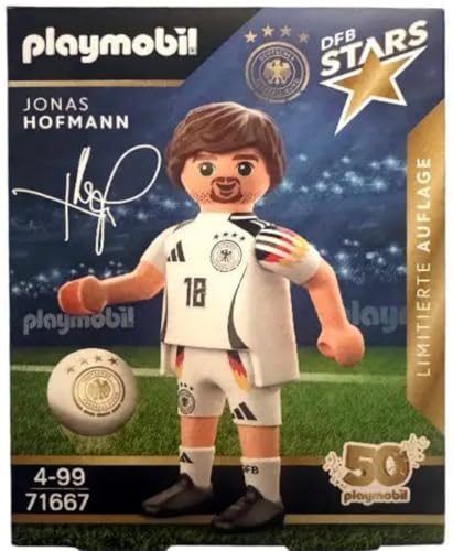 PLAYMOBIL DFB Stars Spielerfiguren zur Auswahl - Limitierte Auflage zur EM 2024 (71667 - Jonas Hoffmann)