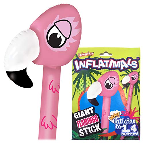 Inflatimals Aufblasbare Tiere, Deluxebase Flamingo, riesiges aufblasbares Tierspielzeug, tolles Geschenk für Kinder oder als Dekoartikel für Kindergeburtstage