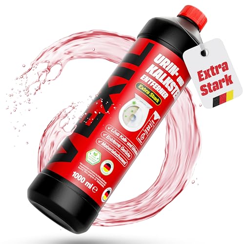 VEXIL® Urinsteinentferner EXTRA STARK - 1000 ml - entfernt mühelos hartnäckigen Urin- & Kalkstein - Profi WC-Reiniger - biologisch abbaubar - Urinsteinlöser Made in Germany