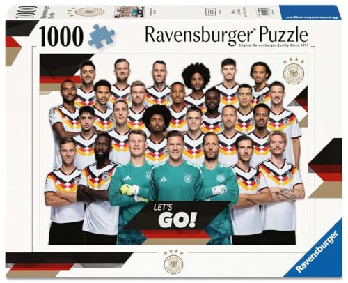 Ravensburger Puzzle 12001836 1000 Teile - DFB Nationalmannschaft Fußball-WM 2026-1000 Teile Fußball Puzzle - Geschenke für Erwachsene und Kinder ab 14 Jahren
