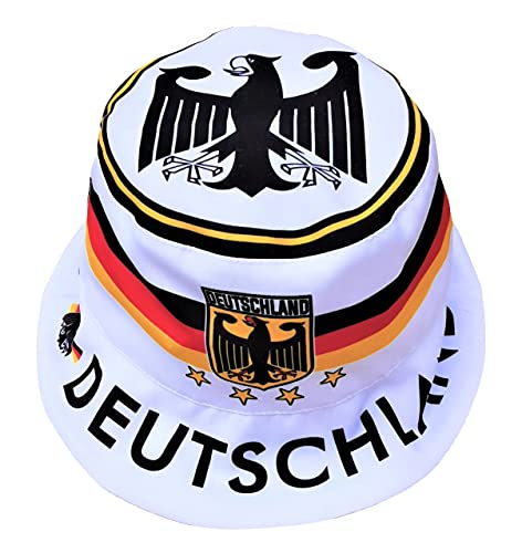 Generisch Deutschland Sonnenhut 2.0, Fischerhut, Anglerhut, Fan-Hut