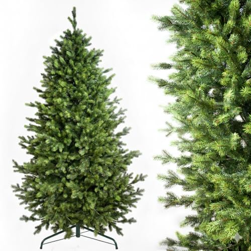 Evergreen Tree® Künstlicher Weihnachtsbaum 180 cm - Naturgetreue 100% Spritzguss Weihnachtsbaum, Made in EU - Tannenbaum Künstlich Artificial Christmas Tree