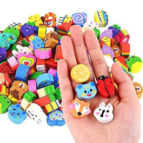 ASTARON 30 Pcs Radiergummi Tiere Set, Neuheit Radiergummis für Party Favors, Tiere Radiergummis für Kinder Bleistift Radierer Geschenke Klasse Belohnungen für Studenten, Random Style