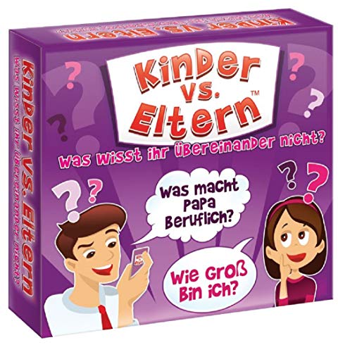 Brettspiele für Kinder Spaß Familienspiele für Kinder 6+ Partyspiel Kinder vs Eltern Was wisst ihr übereinander nicht?