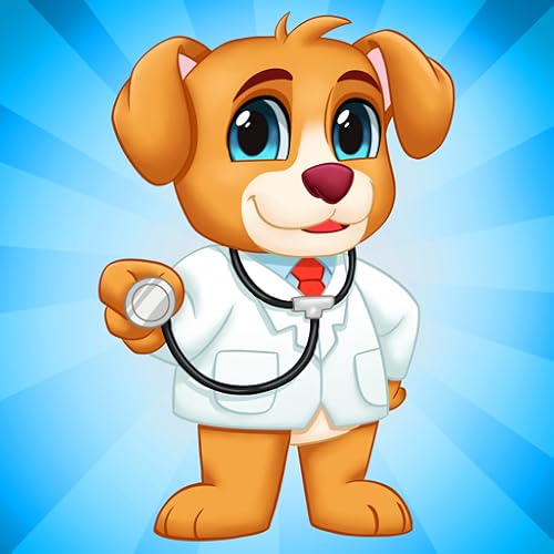 Doggy Doctor - Tierarzt & Haustier Klinik Simulator: Rette, adoptiere, und operiere kleine Hunde in deiner Tierklinik! Sei der beste Tierarzt in diesem lustigen und kostenlosen Spiel für Kinder!