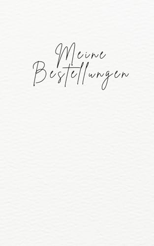 Meine Bestellungen: Bietet Platz für 100 Bestellungen mit Platz für Kundendaten, Bestelldetails, Preis, Versand und vielem mehr