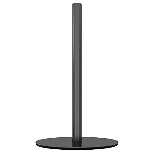 Schwarz KüChenrollenhalter Stehend Serviettenhalter FüR Klopapier Aufbewahrung, PräMie Edelstahl Kitchen Organizer Rollenhalter FüR Roll Organizer, Papierrollenhalter Mit Gewichtete Basis