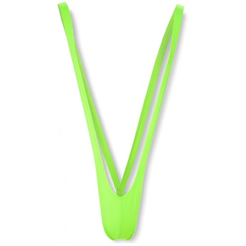 Herrenbadeanzug Mankini Scherzartikel Junggesellenabschied Erotik Schwimmen Swimming Pool, Grün,