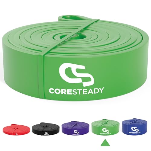 Coresteady Fitnessband und Gummiband Sport – Robustes Klimmzugband aus Gummi für Männer und Frauen – Krafttraining und Muskelaufbau – Training, Fitness, Klimmzughilfe – Fitness Band