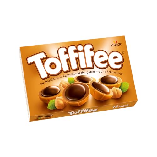 Toffifee – 1 x 125 g – Haselnuss in Karamell mit Nougatcreme und Schokolade – ideal zum gemeinsamen Naschen und Teilen