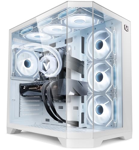 Vibox Gaming PC • AMD Ryzen 7 5700X 4,2 GHz • Nvidia RTX 5070 12GB • 32GB RAM • 1TB SSD • Windows 11 • WLAN 6 + Bluetooth 5.4 • Blanc