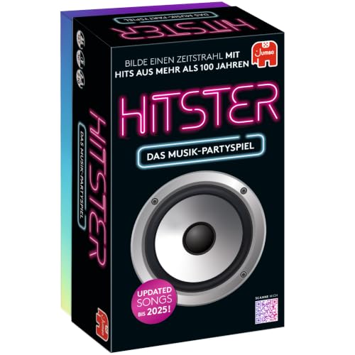 Hitster Musik Partyspiel für Erwachsene, Musikspiel, Karten- und Brettspiel