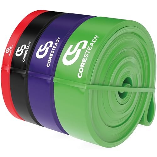 Coresteady Fitnessband und Gummiband Sport – Robustes Klimmzugband aus Gummi für Männer und Frauen – Krafttraining und Muskelaufbau – Training, Fitness, Klimmzughilfe – Fitness Band