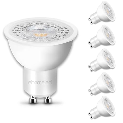 ehomeled GU10 LED Warmweiss Lampe, 9W Ersatz für 80W Glühbirne, Warmweiß 3000K, 720 Lumen, 38°Abstrahlwinkel Reflektor Lampen, Nicht Dimmbar Led leuchtmittel, 6 stück