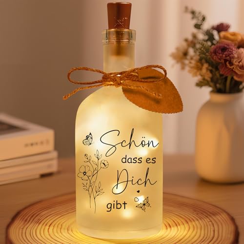 Linkax LED Flaschenlicht Weihnachtsgeschenke Geschenke für Frauen Freundin