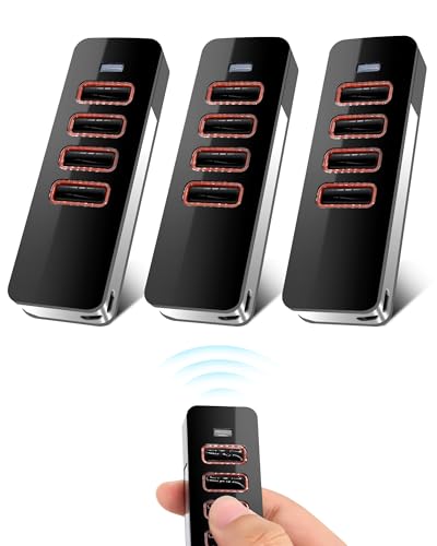 868Mhz Fernbedienung für Sommer Handsender für Sommer 4018V000, 4 Befehl für Pearl Funksender für Sommer 4015862001900, Garagentor Fernbedienung für Sommer Torantriebe, Rollencode (3pcs)