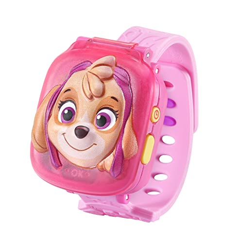 VTech PAW Patrol Skye-Lernuhr – Digitale Kinderuhr mit Timer, Stoppuhr, Wecker und Lernspielen – Für Kinder von 3-6 Jahren, Bunt