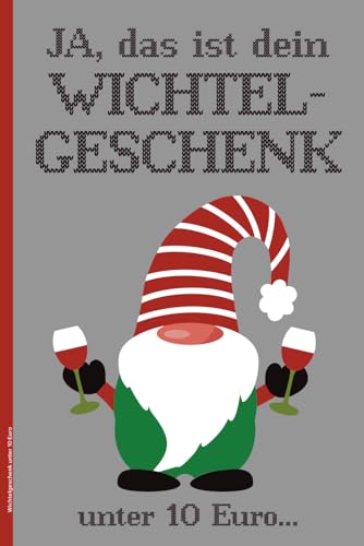 Wichtelgeschenk unter 10 Euro: Weihnachtswichteln steht vor der Tür mit diesem Wichtel Geschenk unter 5 Euro für Frauen und Männer wird Weihnachten lustig eine witzige Wichtelgeschenk Idee