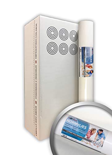 NORMVLIES 150 g Öko Renoviervlies 6 Rollen 112,5 m2 Glattvlies Malervlies glatte umweltschonende überstreichbare Vliestapete umweltbewusst nachhaltig weiß FSC® MIX Nr. TSUD-COC-001718-KR