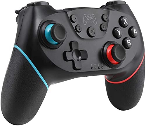 Olimoxi Switch Controller für Switch/Switch 2/OLED/Lite, Switch Pro Controller mit Hall-Effekt, Wireless Controller mit Wake Up, 6-Achsen Gyro, Double Shock, Turbo – 2025 verbessert