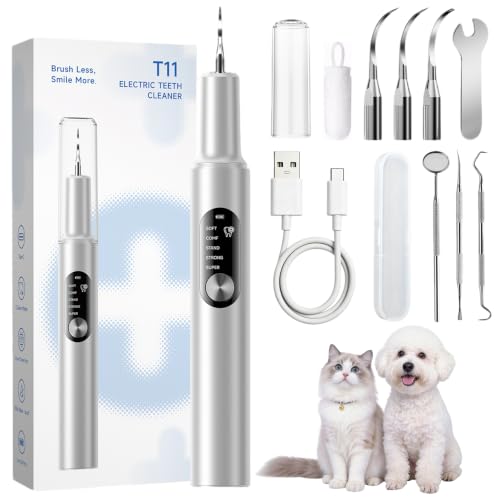 Ultraschall Zahnsteinentferner für Haustiere, Zahnsteinentferner Hund Set