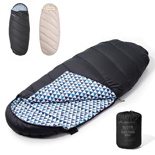 BISINNA XL Schlafsack 3~4 Jahreszeiten Flanell Schlafsack