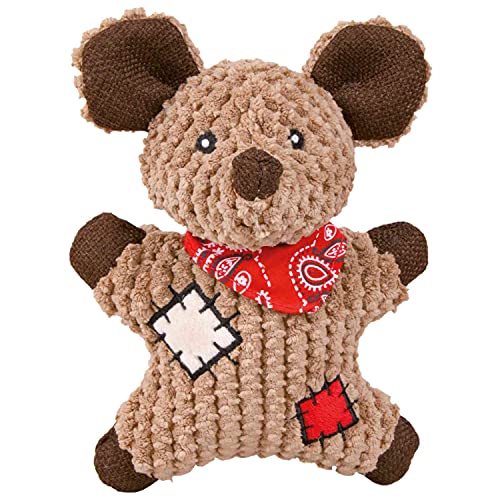 TRIXIE kuscheliges Hundespielzeug Maus, zum gemeinsamen Spielen – 19 cm