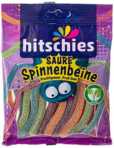 Hitschler Spinnenbeine 1 x 125g, Veganes Fruchtgummi