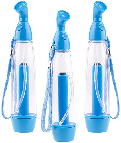 PEARL Wassersprüher: 3er-Set Pumpdruck-Wasser-Zerstäuber zur Abkühlung an warmen Tagen (Druckpumpzerstäuber, Wasser-Nebler, Duft)