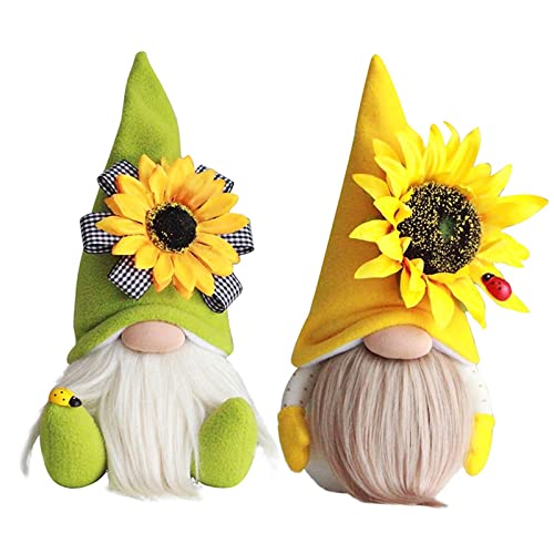 ENLACE Frühling Sonnenblume Biene Wichtel, Handgefertigte Gefüllte Puppe