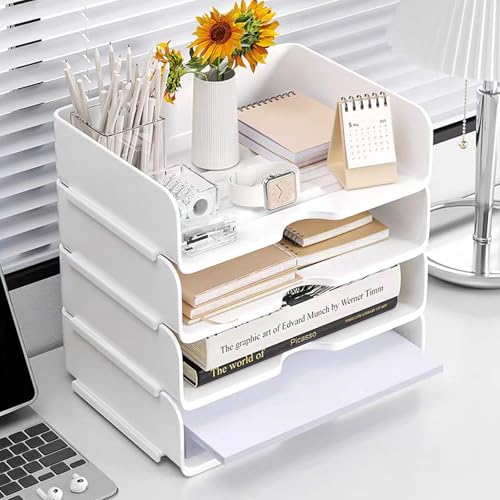Schreibtisch Organizer,und Lagerung, 4-Tier Papier Brief Tray Organizer