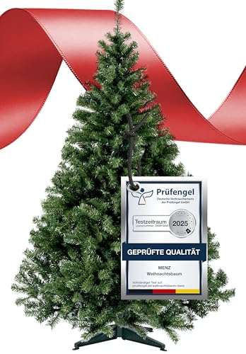 4smile künstlicher Weihnachtsbaum 180 cm – Pflegeleicht Preiswert Festlich – Tannenbaum künstlich – Überzeugend für 10 Jahre