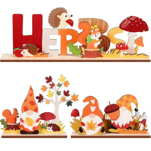 Namalu Herbst Deko Holz Schriftzug Herbst Holz Aufsteller Herbst Herbstdeko Draußen Innen Herbst Kreativsets Herbst Tischaufsätze Ornamente Herbstzeit Autumn Erntedankfest Deko