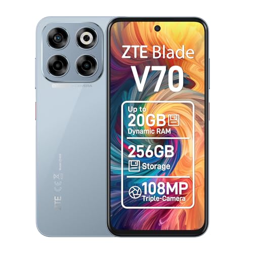 ZTE Blade V70-4G Smartphone - Dual-SIM - RAM 8 GB/Interner Speicher 256 GB - microSD Slot - 6.7