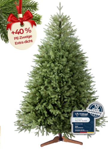 Menz Premium Weihnachtsbaum künstlich 180 cm, TESTSIEGER, 10 Jahre Garantie