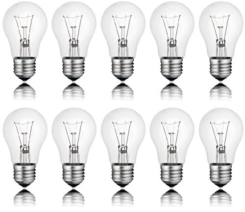 NCC-Licht 10 x Glühbirne 60W E27 klar Glühlampe 60 Watt Glühbirnen Glühlampen
