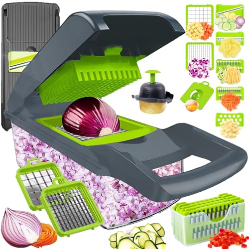 Gemüseschneider Gemüsehobel Reibe Zwiebelschneider Mandoline Dicer Chopper