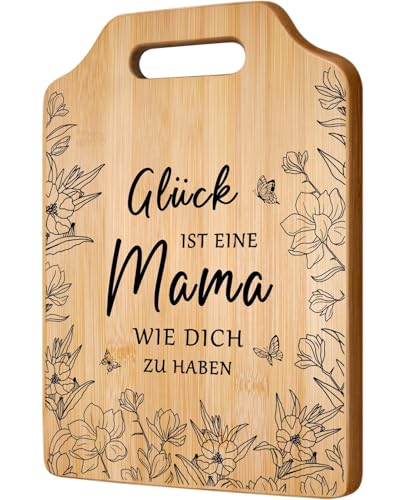 JOYVADO Geschenke für Mama, Mama Geschenk, Weihnachtsgeschenke für Mama, Bambus Schneidebrett zum Geburtstag Muttertag, Mutter Tochter Geschenk