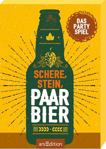 Schere, Stein, paar Bier: Das Partyspiel | Lustiges Trinkspiel, perfekte Geschenkidee für Freunde