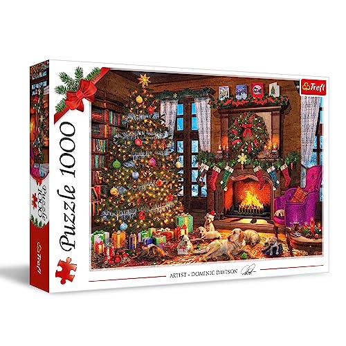 Trefl - Puzzle 1000 Teile Weihnachten Steht vor der Tür Klassische Puzzles