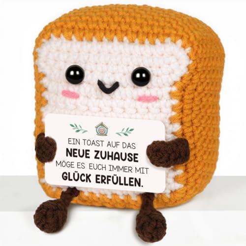 Einzugsgeschenk Wohnung, Home Sweet Home, Handgemachte Toast Figuren