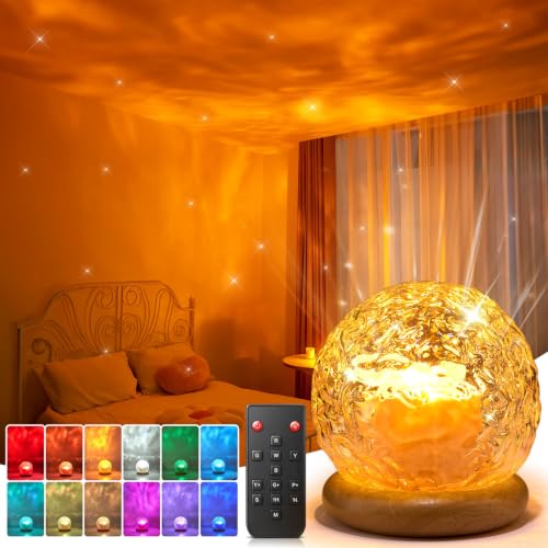 LED Deko Lampe Nachttischlampe Sternenhimmel Projektor Geschenke für frauen