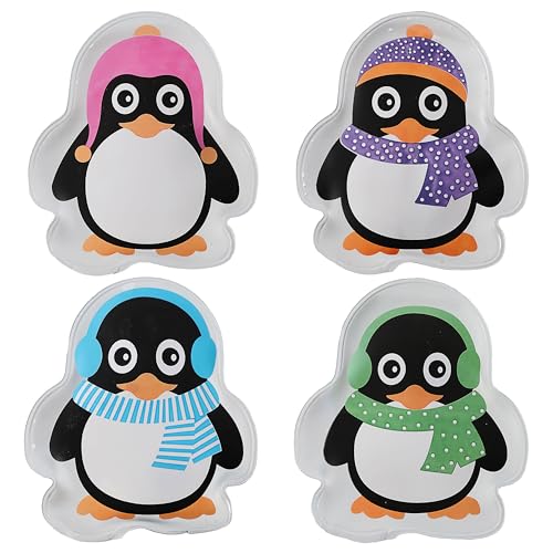 4er Set Taschenwärmer Pinguin (tolles Wichtelgeschenk) Handwärmer, Taschenheizkissen